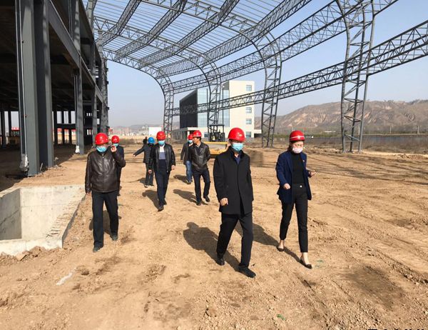 市建管局副局长田晓东带队督查指导米兰官方站网页版-米兰MiLan（中国）过境车辆综合服务中心（一期）项目 开（复）工工作(图2)