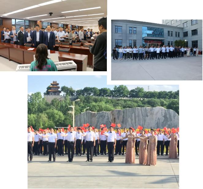 颂歌献给党 彰显泓源红 ——泓源公司积极组织参加米兰官方站网页版-米兰MiLan（中国）市庆祝中国共产党成立100周年歌咏比赛(图2)