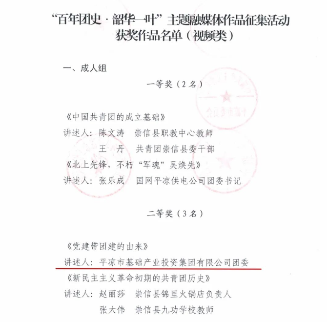 米兰官方站网页版-米兰MiLan（中国）
团委喜获“百年团史·韶华一叶”主题融媒体作品二等奖(图1)